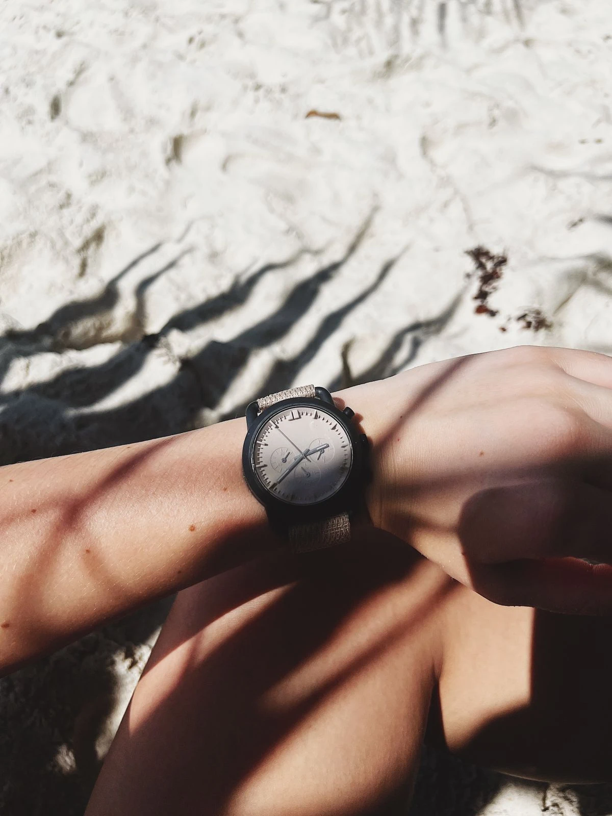 Watch on wrist